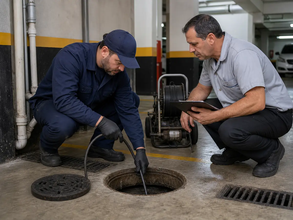 rede de condomínio entupida em Penha - plumbing service